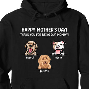 Personalized Custom Photo Dog Cat Dark Shirt Gift For Dad Mom C672