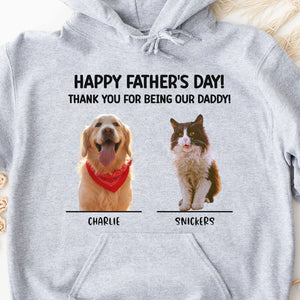 Personalized Custom Photo Dog Cat Shirt Gift For Dad Mom C672