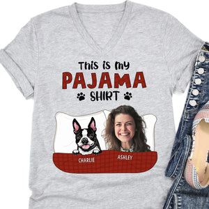 This Is My Pajama Shirt Personalized Custom Photo Dog Shirt C540V1