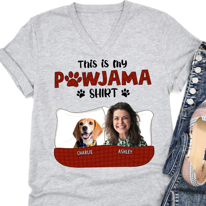This Is My Pawjama Shirt Personalized Custom Photo Dog Shirt C653V2