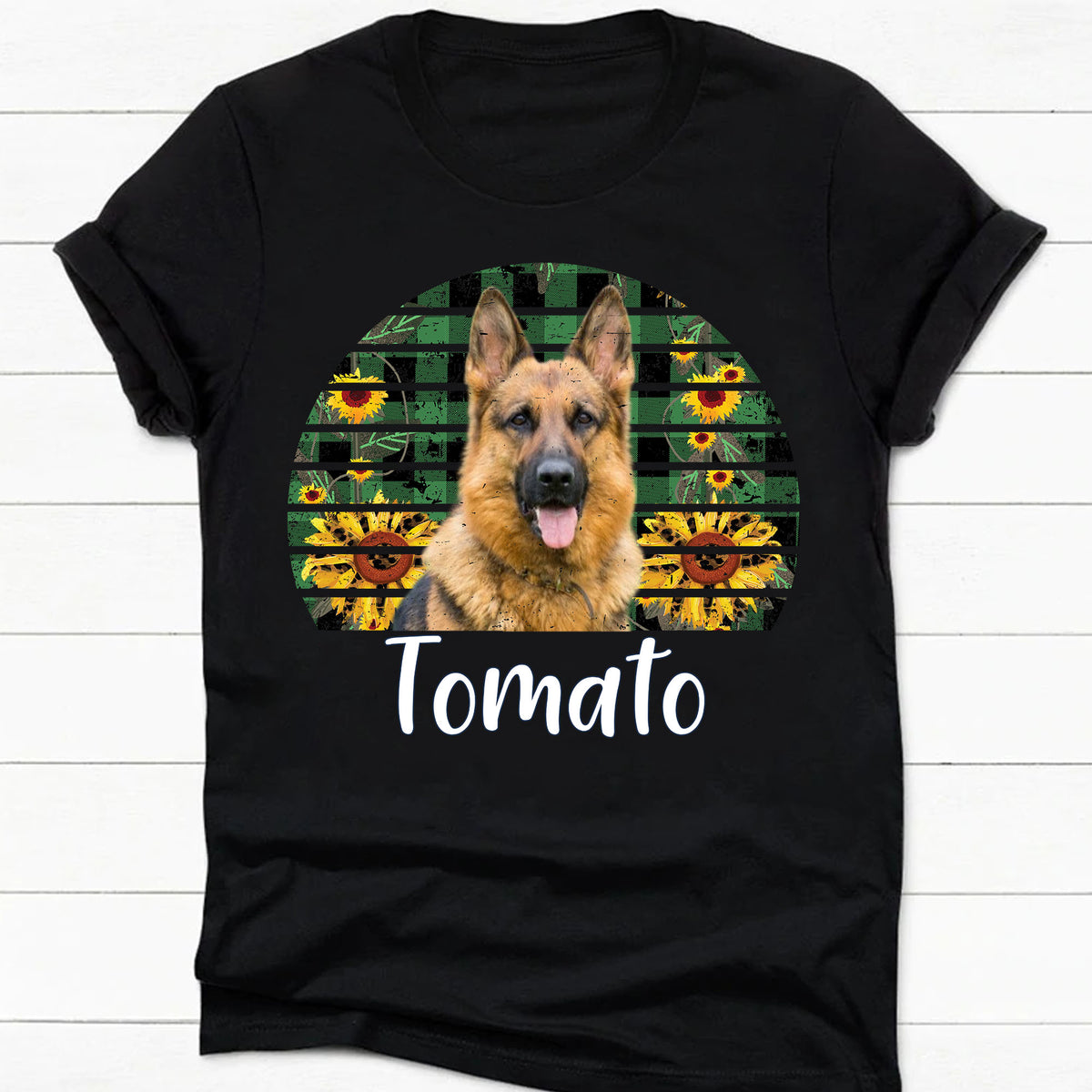Dog Cat Vintage Retro Photo Shirt, Custom Photo Shirt