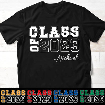 Class Of 2024 Personalized Custom Graduation Shirt T602