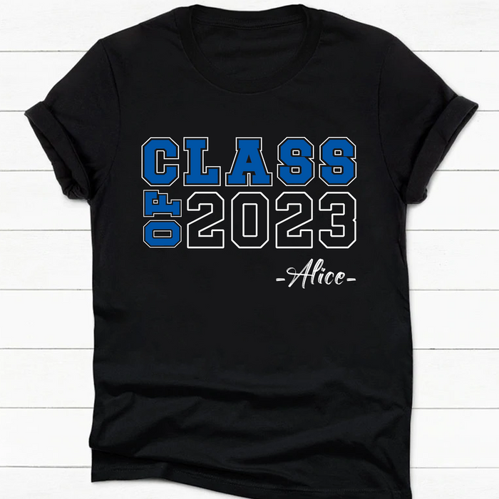 Class Of 2024 Personalized Custom Graduation Shirt T602