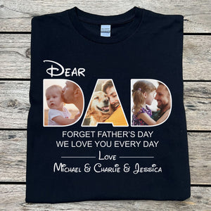 Personalized Custom Photo Dad Mom Shirt T674