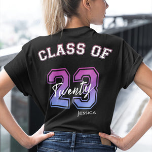 GeckoCustom Class Of 2023 Personalized Custom Backside Shirt C394