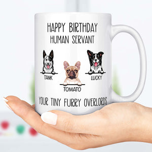 GeckoCustom Human Servant Personalized Custom Dog Mug C334