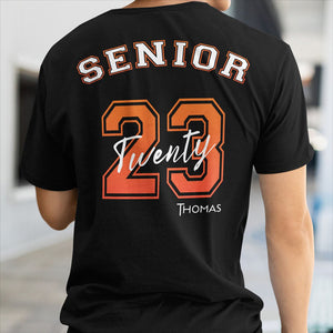 GeckoCustom Senior 2023 Personalized Custom Backside Shirt C394