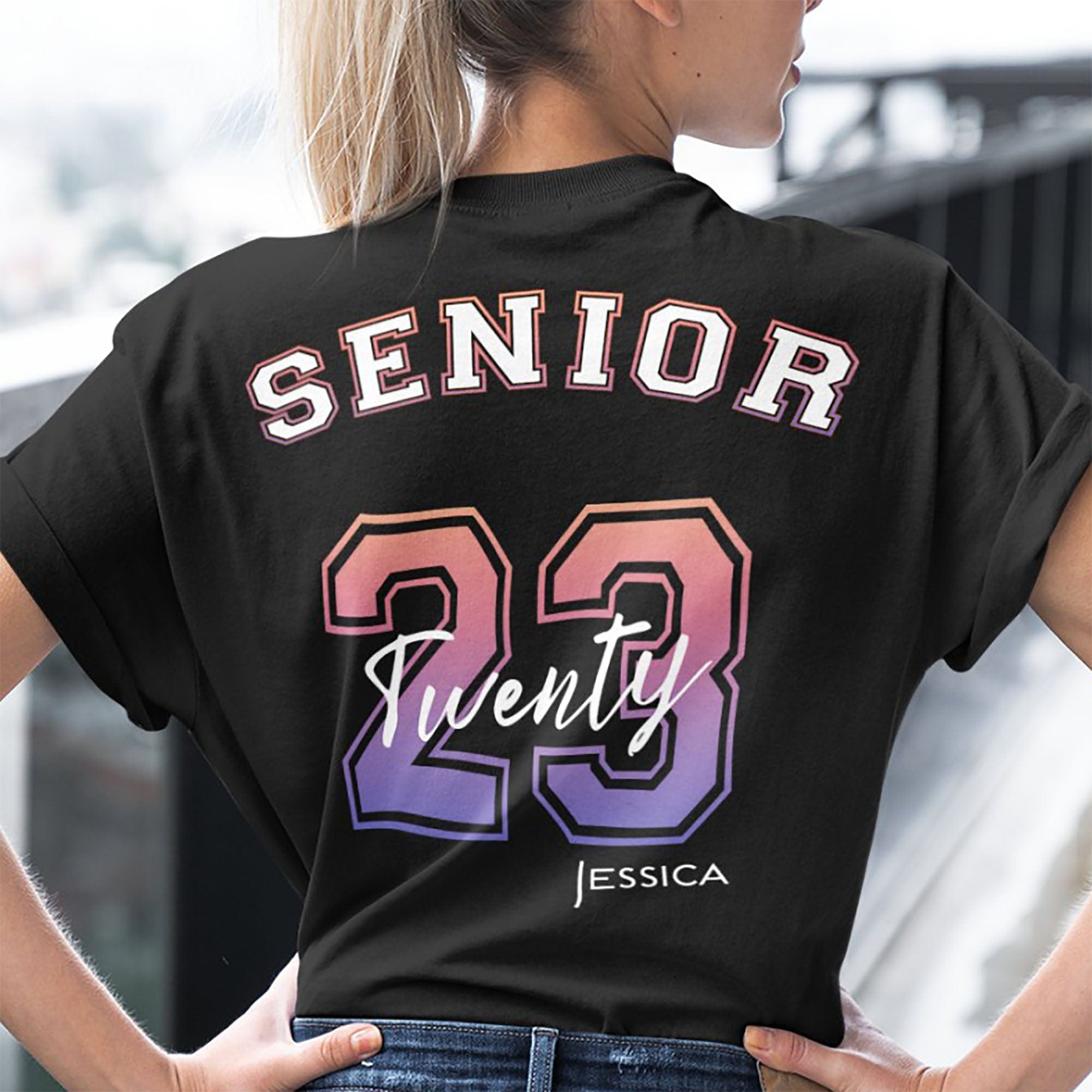 GeckoCustom Senior 2023 Personalized Custom Backside Shirt C394