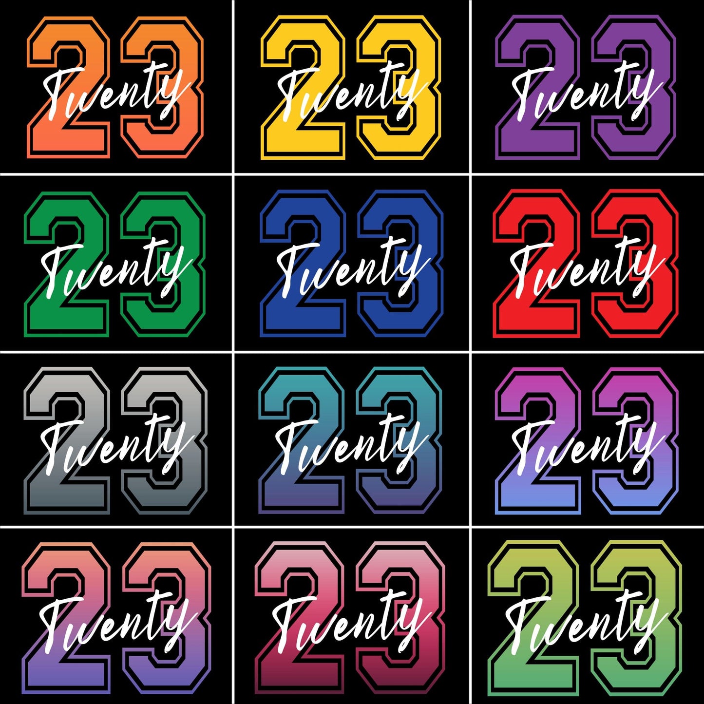 GeckoCustom Senior 2023 Personalized Custom Backside Shirt C394