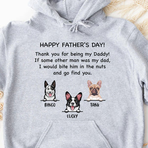 GeckoCustom Thank You Being Daddy Dog Dad Shirt