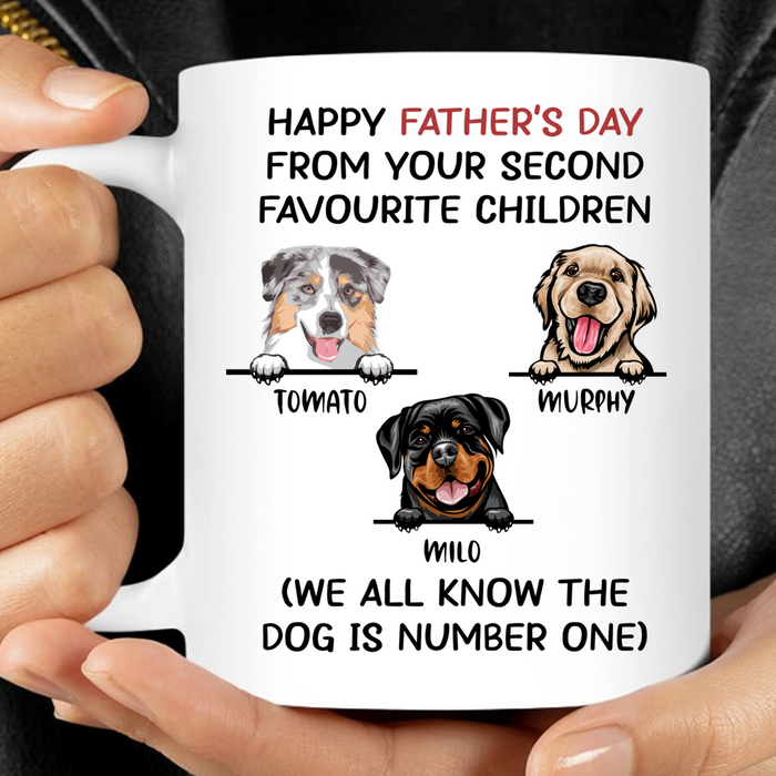 Personalized Custom Photo Dog Mug Gift For Mom Dad T657