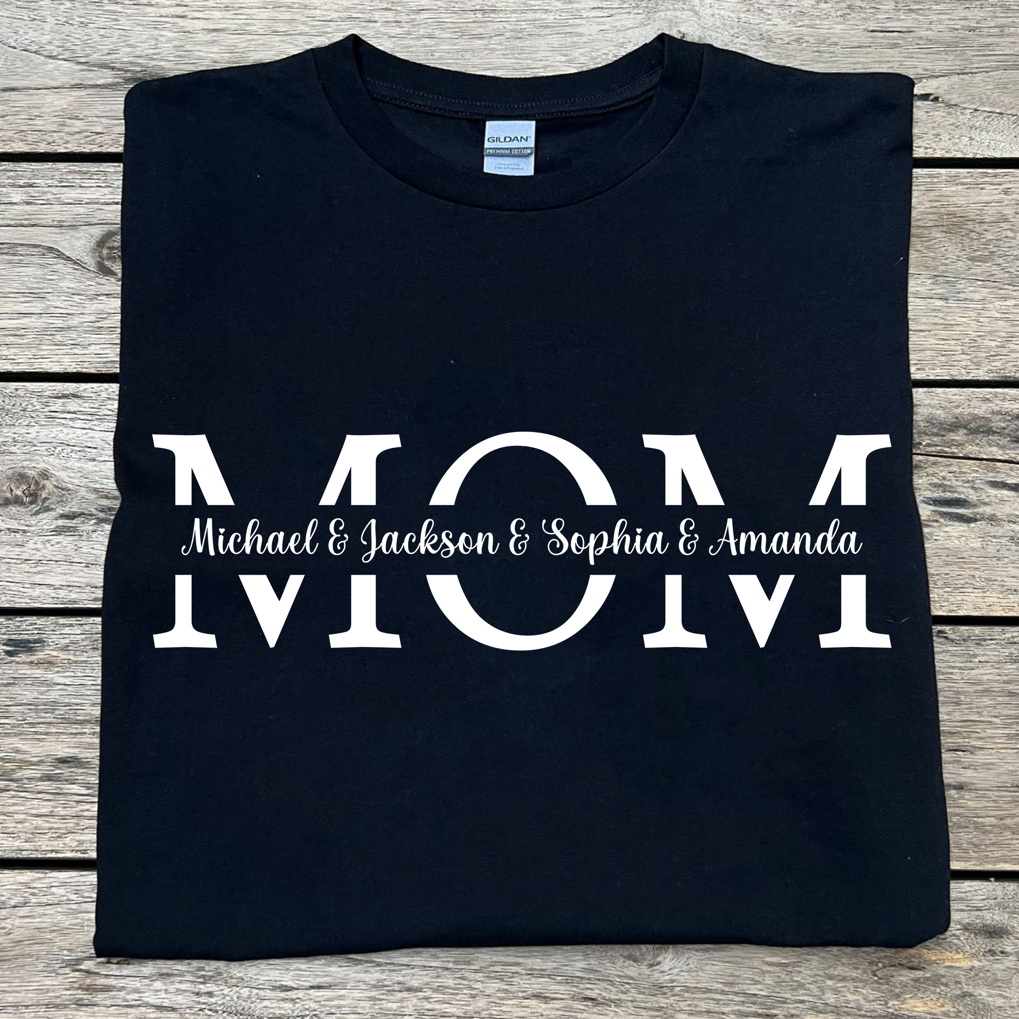 Mom Dad Personalized Custom Family Shirt T666