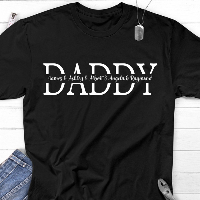Mom Dad Personalized Custom Family Shirt T666