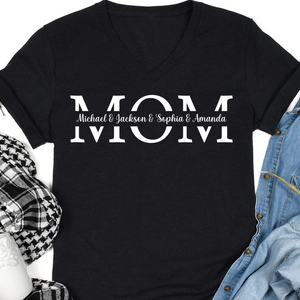 Mom Dad Personalized Custom Family Shirt T666