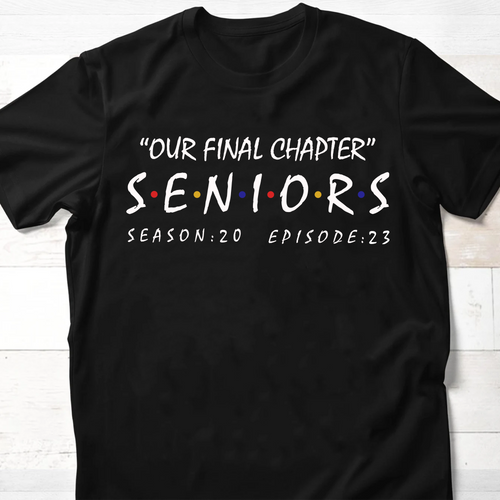 Senior Our Final Chapter Personalized Custom Graduation Shirt T509