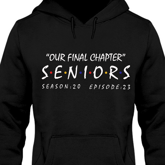 Senior Our Final Chapter Personalized Custom Graduation Shirt T509