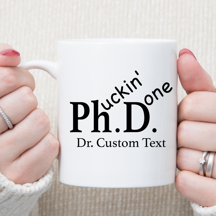 Phd Personalized Custom Graduation Mug T514