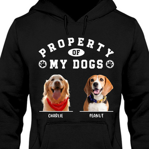 Property Of My Dog Personalized Custom Photo Dog Shirt T680