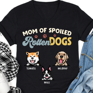 Spoiled Rotten Dog Personalized Custom Photo Dog Shirt T678