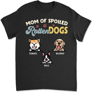 Spoiled Rotten Dog Personalized Custom Photo Dog Shirt T678