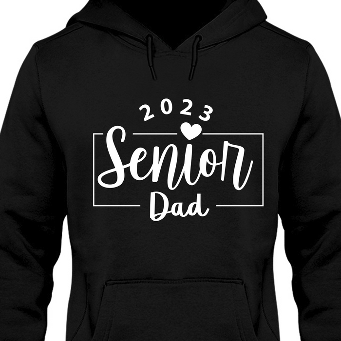 Senior Mom Dad 2024 Personalized Custom Graduation Shirt T503